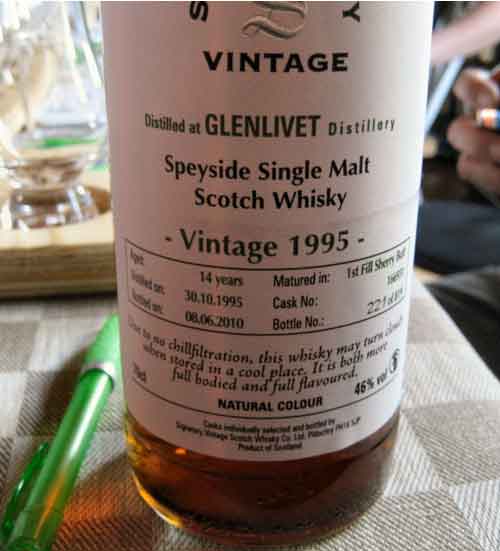 Glenlivet 14 Un-Chillfiltered Collection Sherry Butt (Signatory)