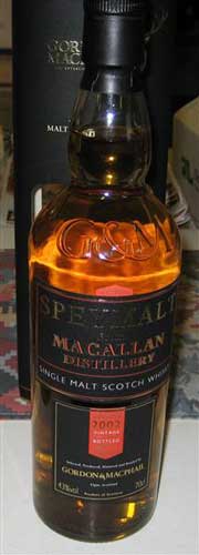 Macallan speymalt 2002 Gordon & MacPhail