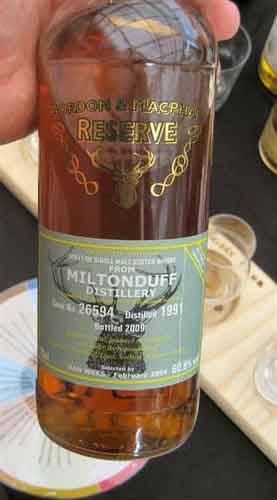Miltonduff 1991/2009, G&M Reserve, selected by Van Wees (cask 26594 – 257 bottles)