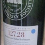 SMWS 127.28 “Modroc and failed barbeque”
