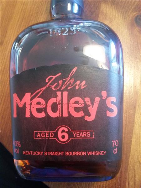 John Medley’s 6 y.o Kentucky Straight Bourbon Whiskey 40%