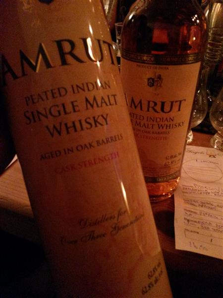 Amrut Peated Indian Single Malt Aged In Oak Barrels 62,8%