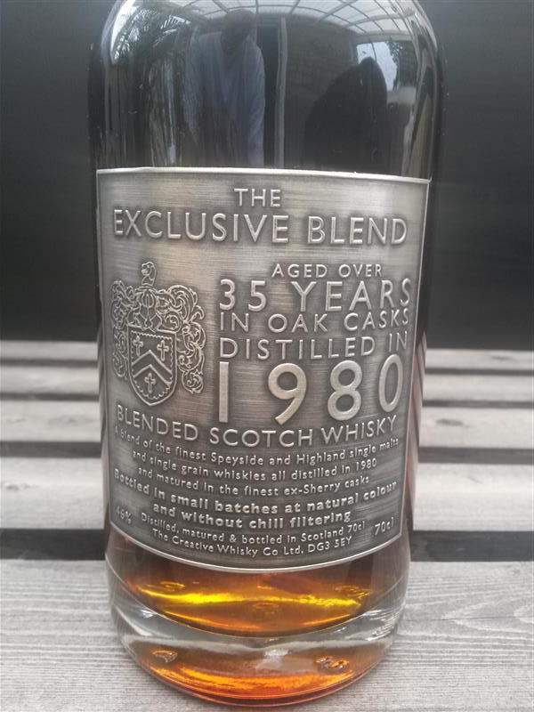 Svenska Eldvatten The Exclusive Blend 1980 46%  (The Creative Whisky Co.)