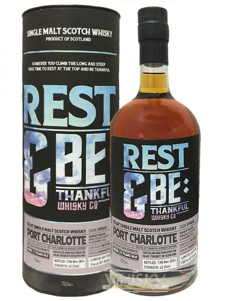 Port Charlotte 12 yo Syrah Cask Rest & be Thankful 63,3%