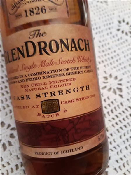 Glendronach Cask Strength Batch 6, 56,1%