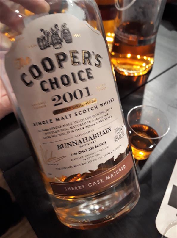 Cooper’s Choice Bunnahabhain (2001) Sherry Cask 46%