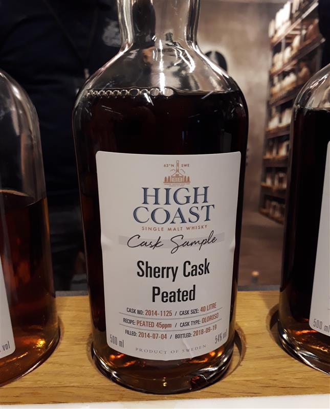 High Coast Sherry Cask Peated (45 ppm) 54%