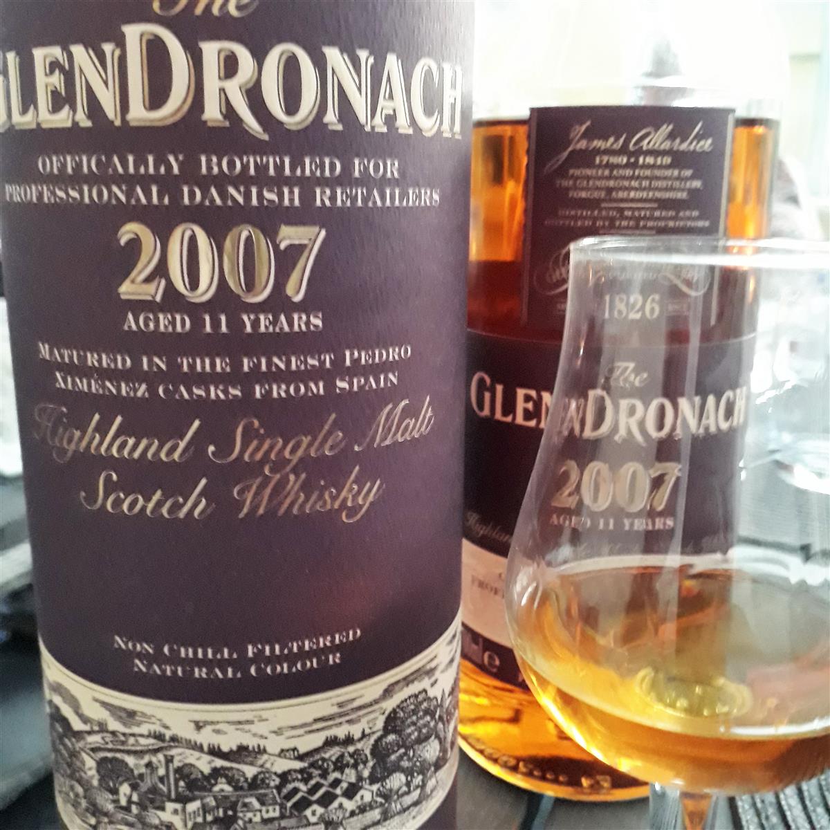 Glendronach 2007 Sherry Cask 11 Y.O 46% / Danish Retail Exclusive