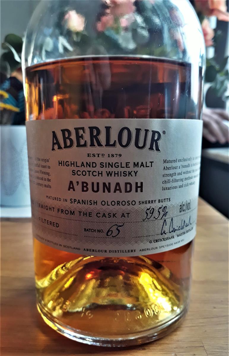 Aberlour a’bunadh batch 65 59,5%