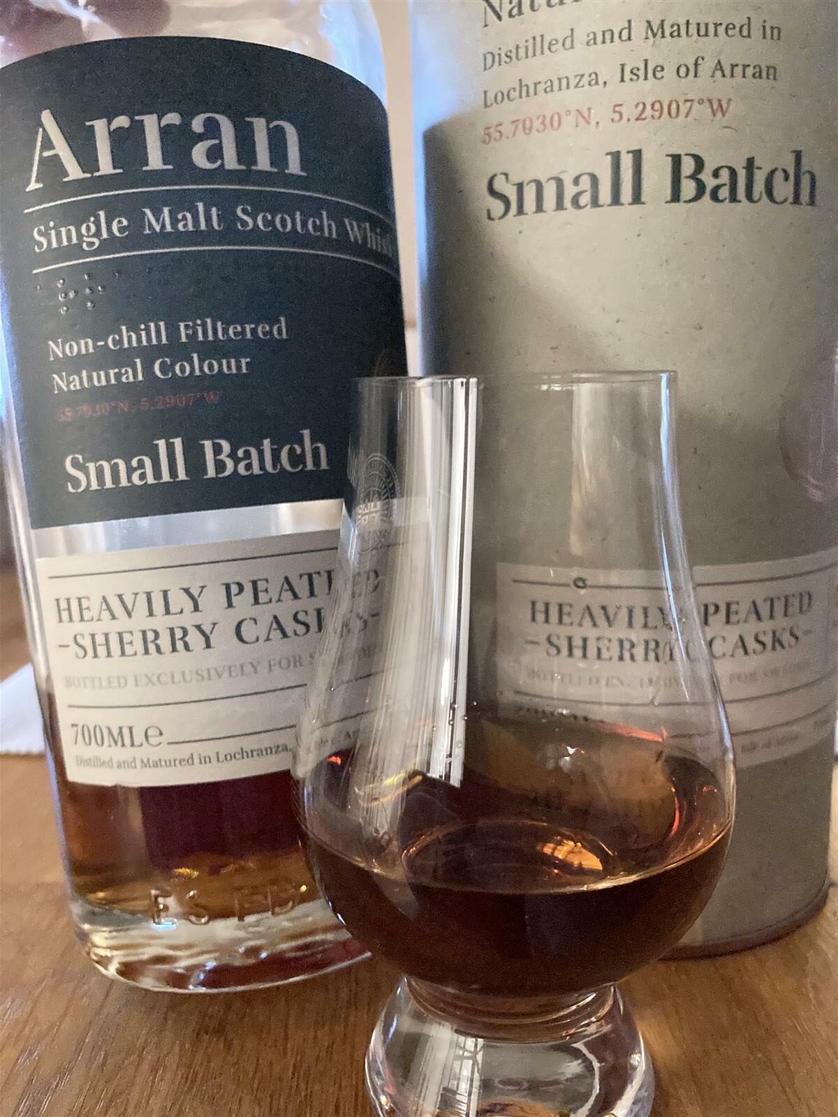 Arran Heavily Peated Sherry Cask 50% (x2)