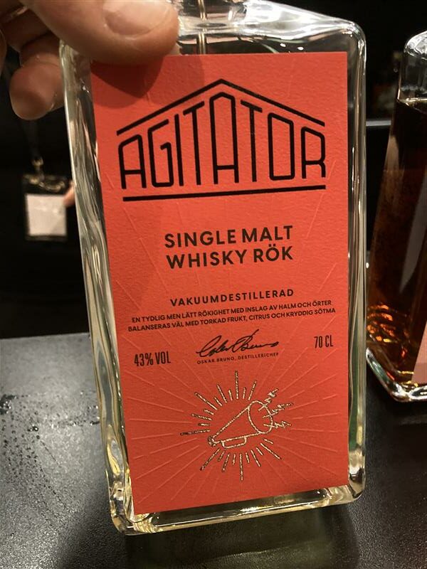 Agitator Single Malt Whisky Rök 43%