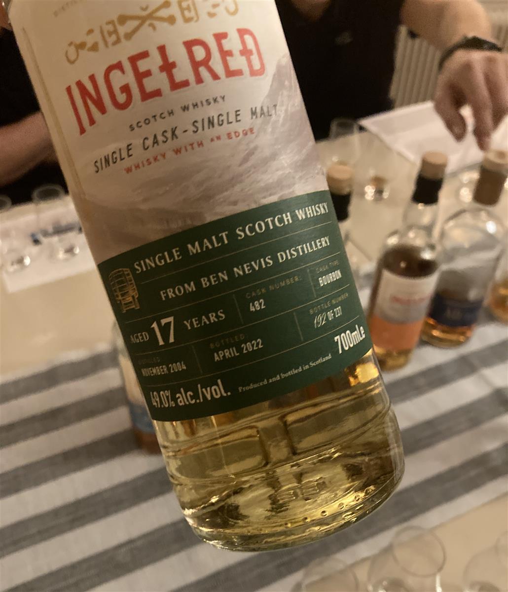 Ingelred Ben Nevis Bourbon 17 yo (2022) 49,0%